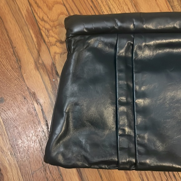 TIMMY WOODS BEVERLY HILLS COLLECTION TEAL BLUE VINTAGE OVERSIZED CLUTCH BAG - Picture 8 of 11